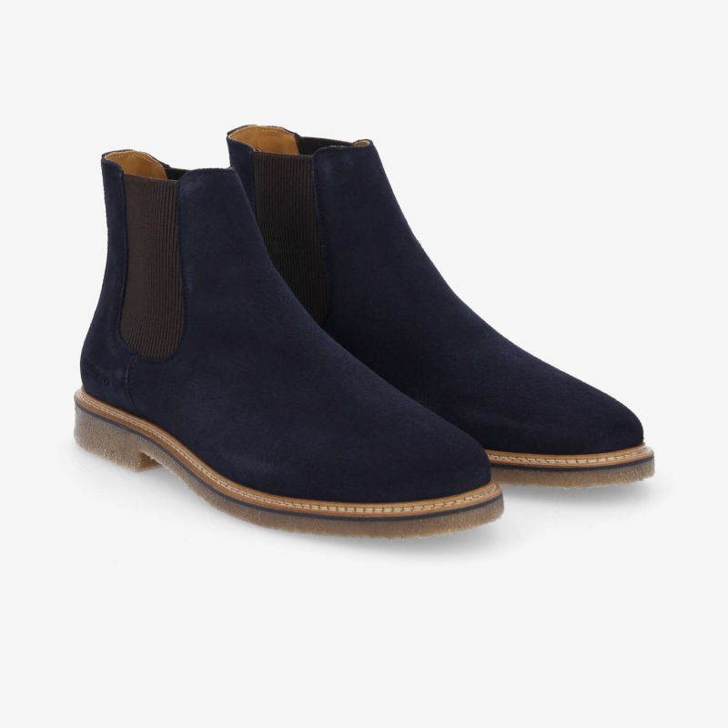 DUBLIN CHELSEA M - SUEDE -  BLEU NUIT